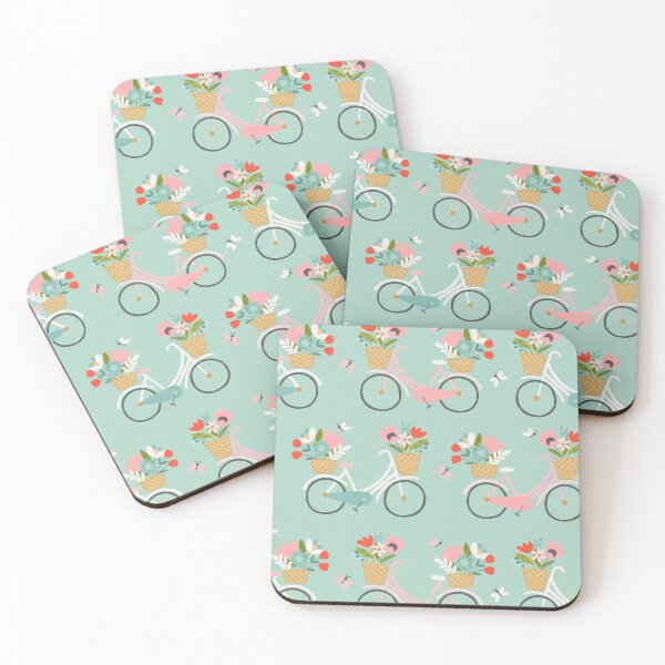 Item preview, Enjoy the Ride Bicycle on Aqua designed and sold by Heather Rosas.