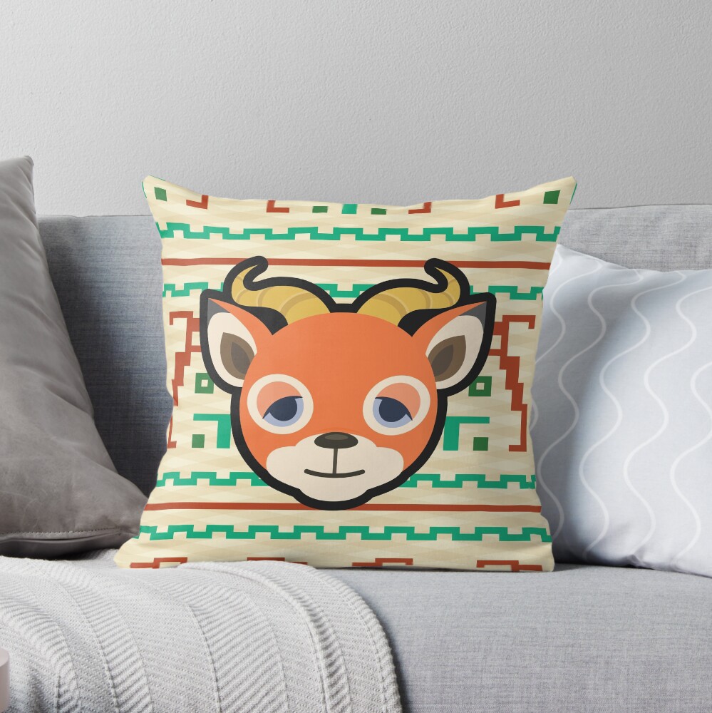 BEAU ANIMAL CROSSING Throw Pillow