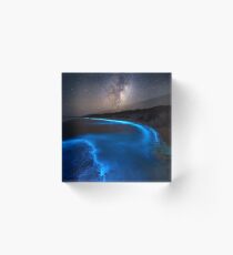 Milky Bioluminescence - 2nd Edition Acrylic Block