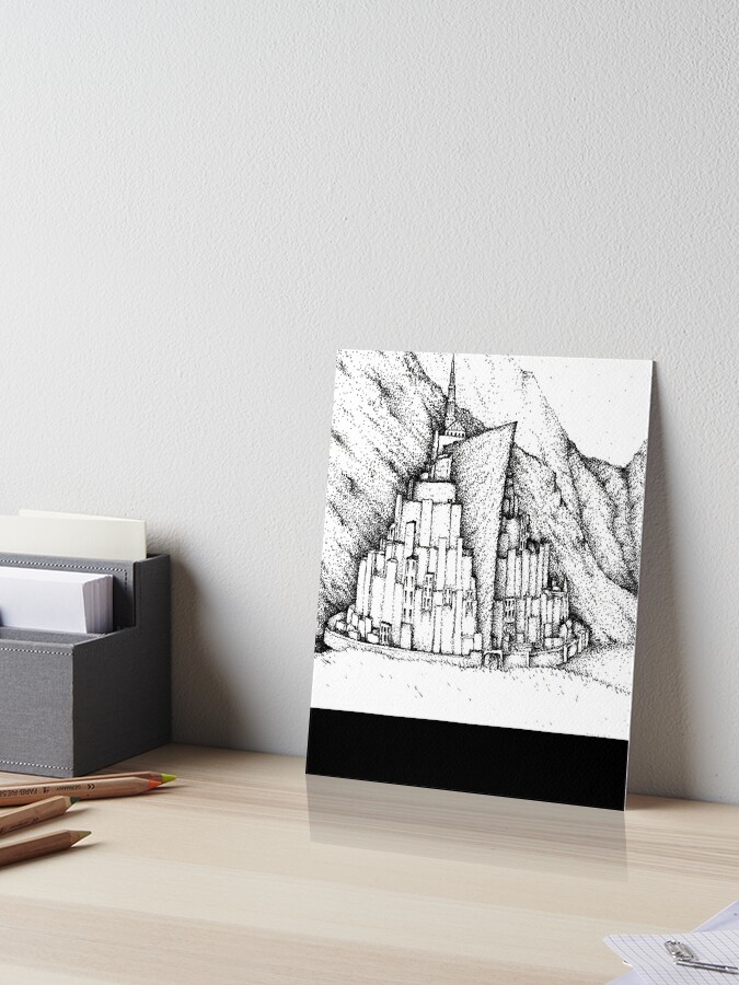 Minas Tirith  Art Board Print for Sale by geniaxudietelka