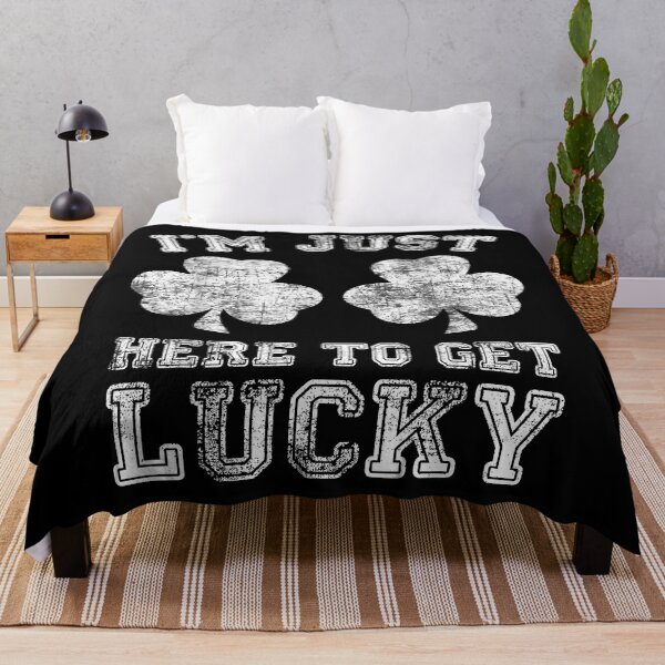 Item preview, Im Just Here To Get Lucky Tee Patrick Day Gifts designed and sold by encisoxilannang.
