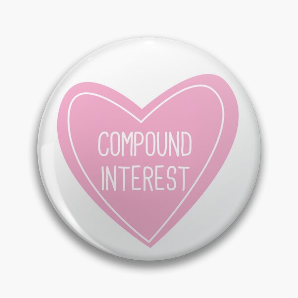 Item preview, Compound Interest Heart designed and sold by teesaurus.