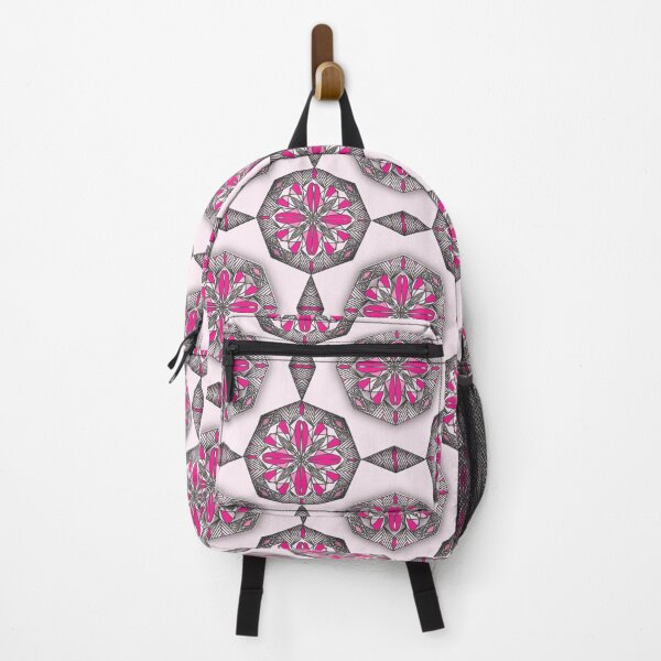 Item preview, Seamless pink octagon and flower mandala design designed and sold by MyMemoriesArts.