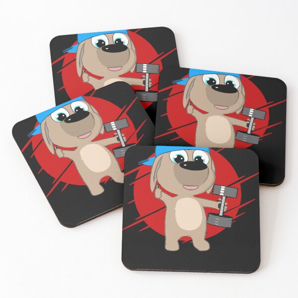 Item preview, Puppy Fitness With Dumbbell T-Shirt designed and sold by ca7elinda.