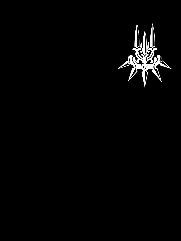 YoRHa - White Insignia - Corner print by supanerd01