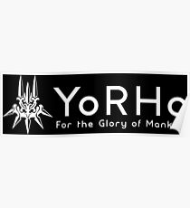 YoRHa - White Poster