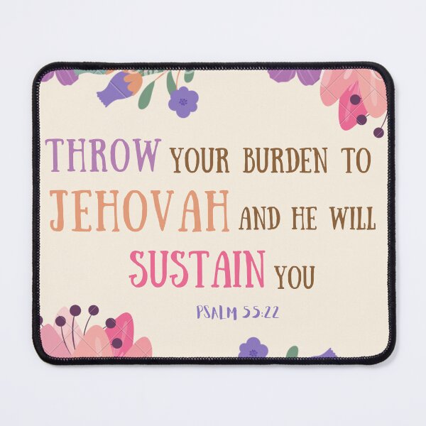 Item preview, THROW YOUR BURDEN TO JEHOVAH designed and sold by FilPardillaArt.