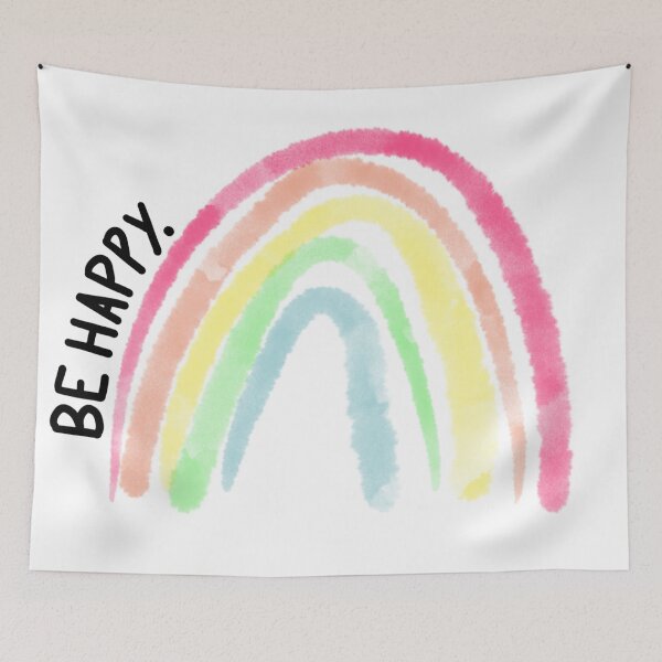 Item preview, Be Happy Rainbow designed and sold by Kate Boone.