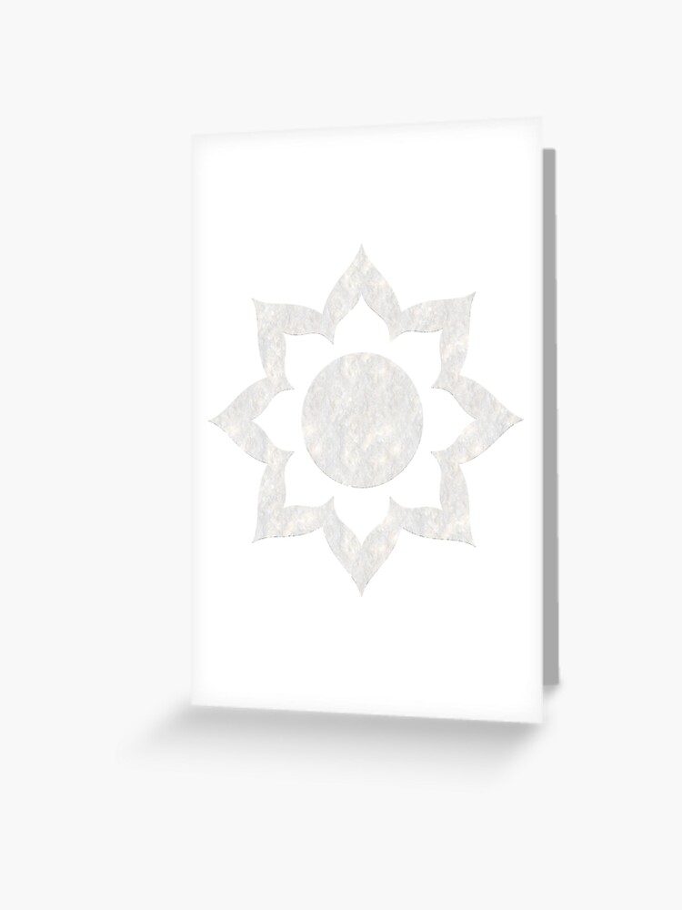 White Lotus Society Greeting Card For Sale By Kerchow Redbubble