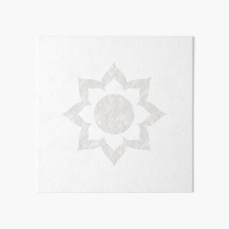 White Lotus Society Art Board Print For Sale By Kerchow Redbubble