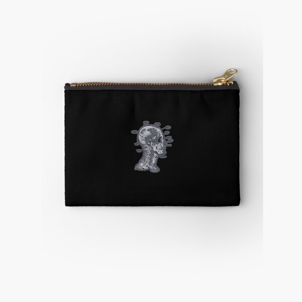 Item preview, Anatomical Skull Monochromatic Art Piece - Head Empty - Labelled Anatomy designed and sold by ahashemi-art.