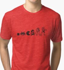 Resolution Evolution - A Quick Video Game History Tri-blend T-Shirt