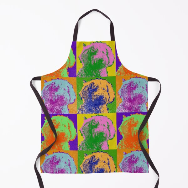 Aperçu de l'œuvre Goldendoodle Dog Lover Pop Art Original coloré Vintage Retro Design créée et vendue par joannejgg.