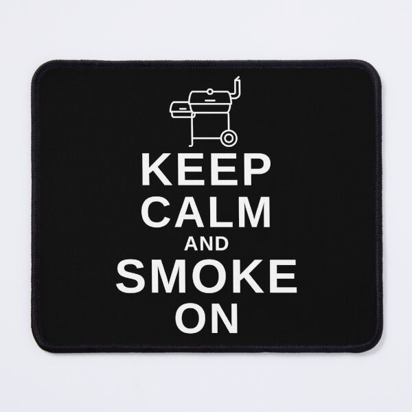 Item preview, Keep Calm and Smoke On - Funny BBQ designed and sold by MacAndMoose.