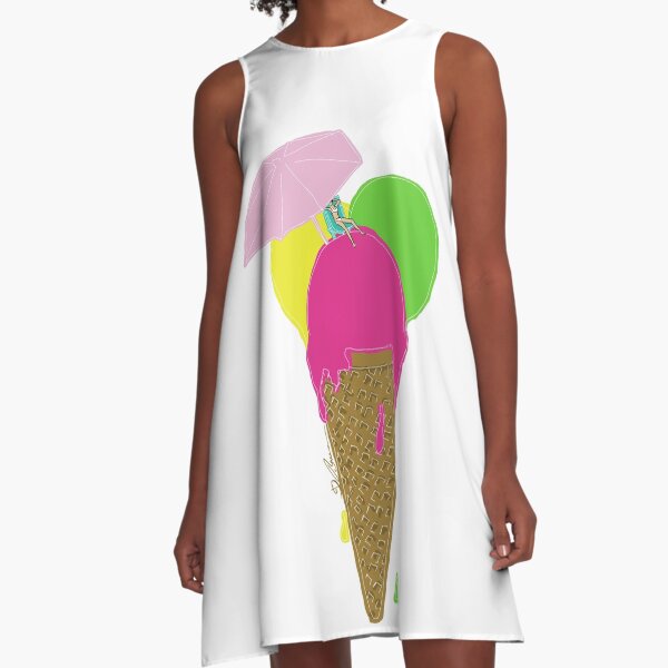 Ice ice A-Linien Kleid