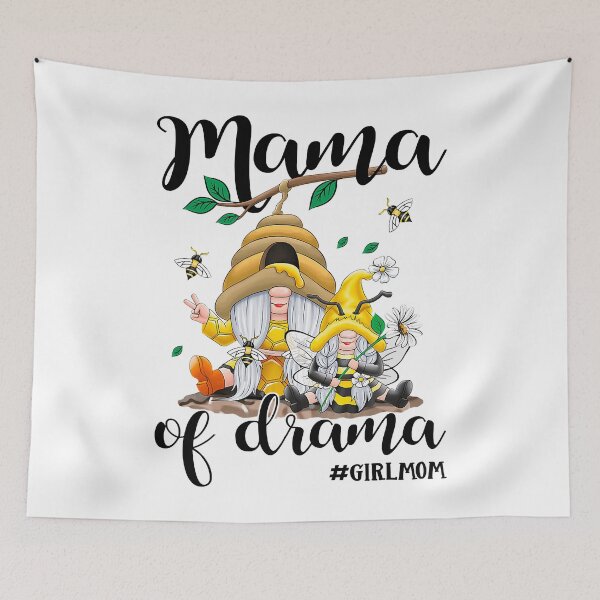 Item preview, Mama Of Drama - Girl Mom Bee Gnome Mom designed and sold by levintere.