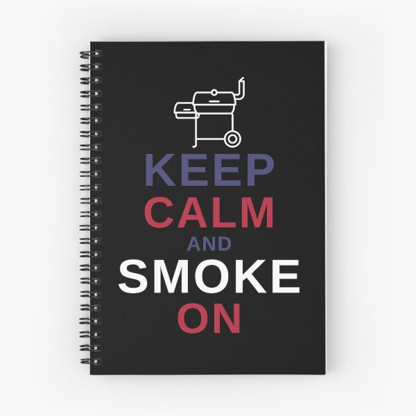 Item preview, Keep Calm and Smoke On - Funny BBQ designed and sold by MacAndMoose.