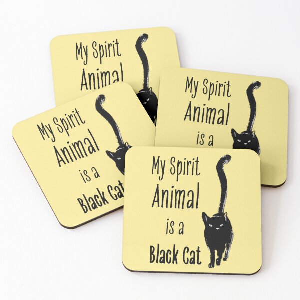 Item preview, Copy of My spirit animal is a black cat designed and sold by GabyDark.