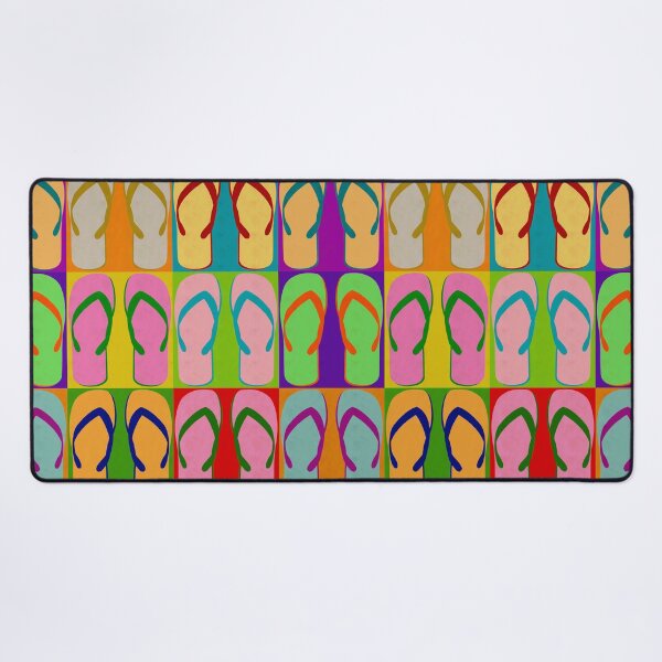 Item preview, Summer Pop Art Design Retro Graphic Flip Flop Sandal Shoe  designed and sold by joannejgg.