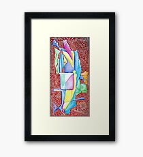 T. TIME RED II Framed Print