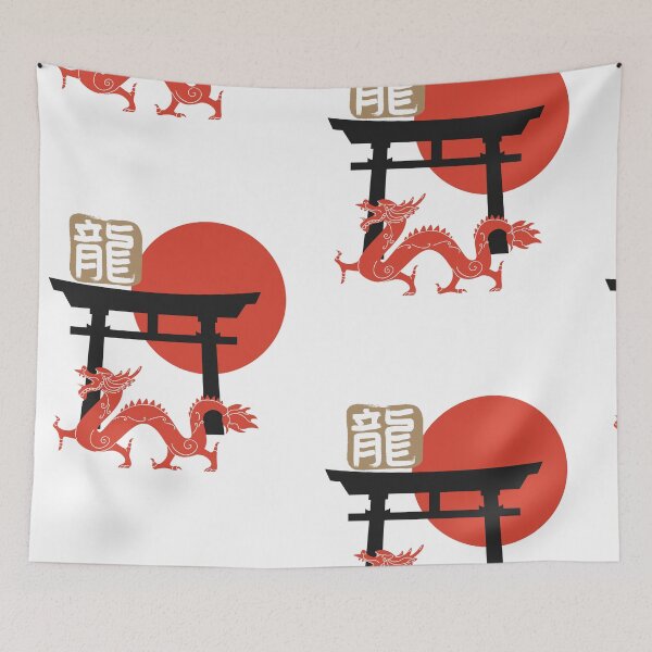 Item preview, Japan dragon torii rising sun designed and sold by jpn insprd.