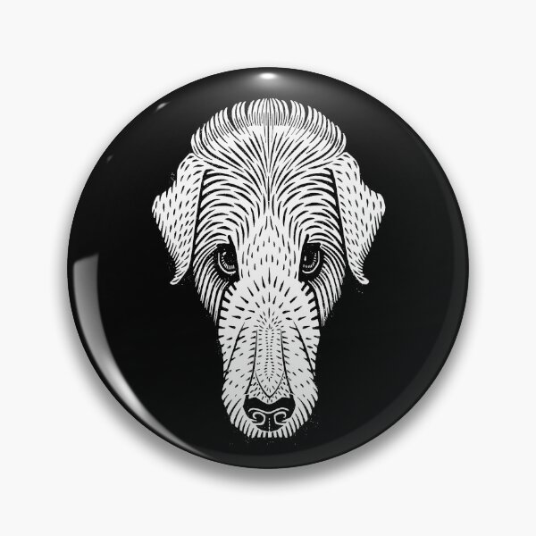 Item preview, Unique Artistic Dog's Head with a Long Nose: Edited Dog's Head (1920) By Julie De Graag Color White with a Stretched Face and an Extended Snout designed and sold by TeachUrb.