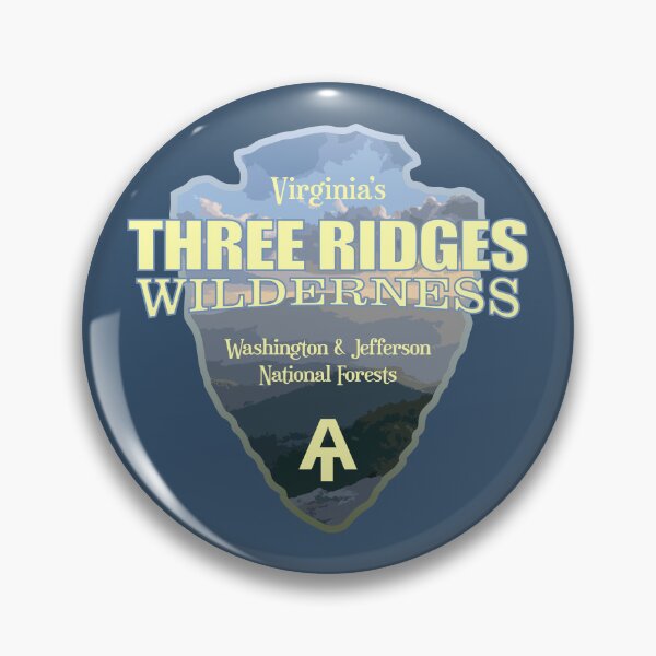 Item preview, Three Ridges Wilderness (arrowhead) designed and sold by curranmorgan.