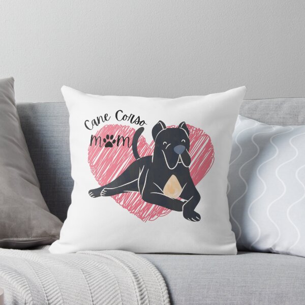 Item preview, Cane Corso Dog Mom with Pink Heart designed and sold by DigitalCutFile.
