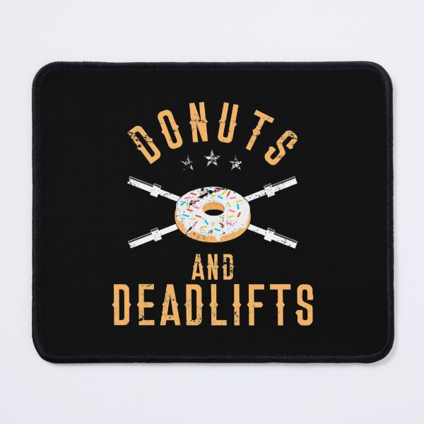 Item preview, Donuts and Deadlifts T-Shirt, Funny Workout Powerlifter Tee designed and sold by Lloyd Nienow.