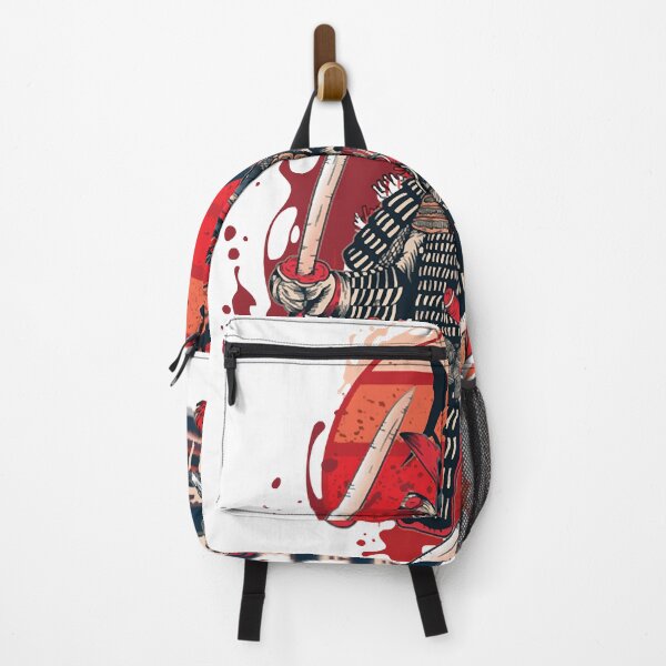 Item preview, Japanese Samurai In A Red Sunset Background designed and sold by Hodkiewicz202.