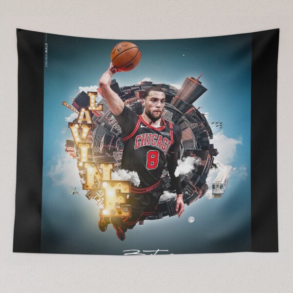 Item preview, Zach Lavine 8 Chicago designed and sold by HazlettTLH.