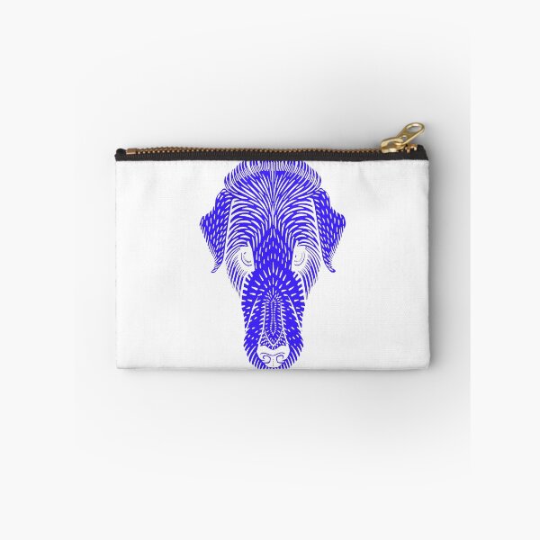 Item preview, Unique Artistic Dog's Head with a Long Nose: Edited Dog's Head (1920) By Julie De Graag Color Blue with a Stretched Face and an Extended Snout designed and sold by TeachUrb.