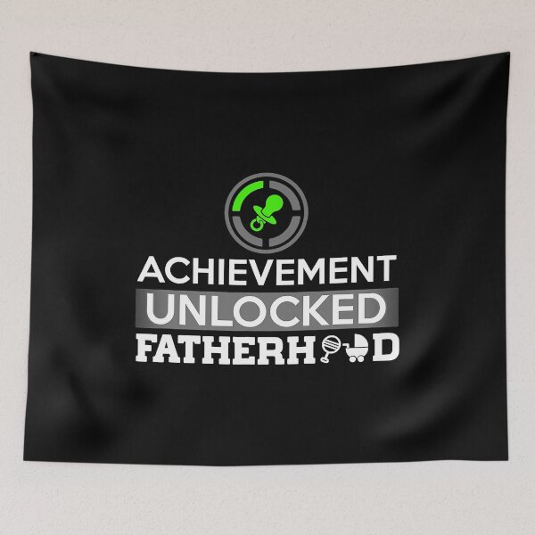 Item preview, Achievement Unlocked Fatherhood First Time Dad - Dad To Be - First Fathers Day Gift designed and sold by BernardMurray.