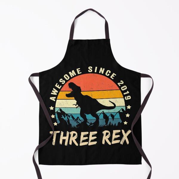 Item preview, Kids Three Rex 3rd Birthday Shirt Third Dinosaur 3 Year Old designed and sold by HugheDemeyer.