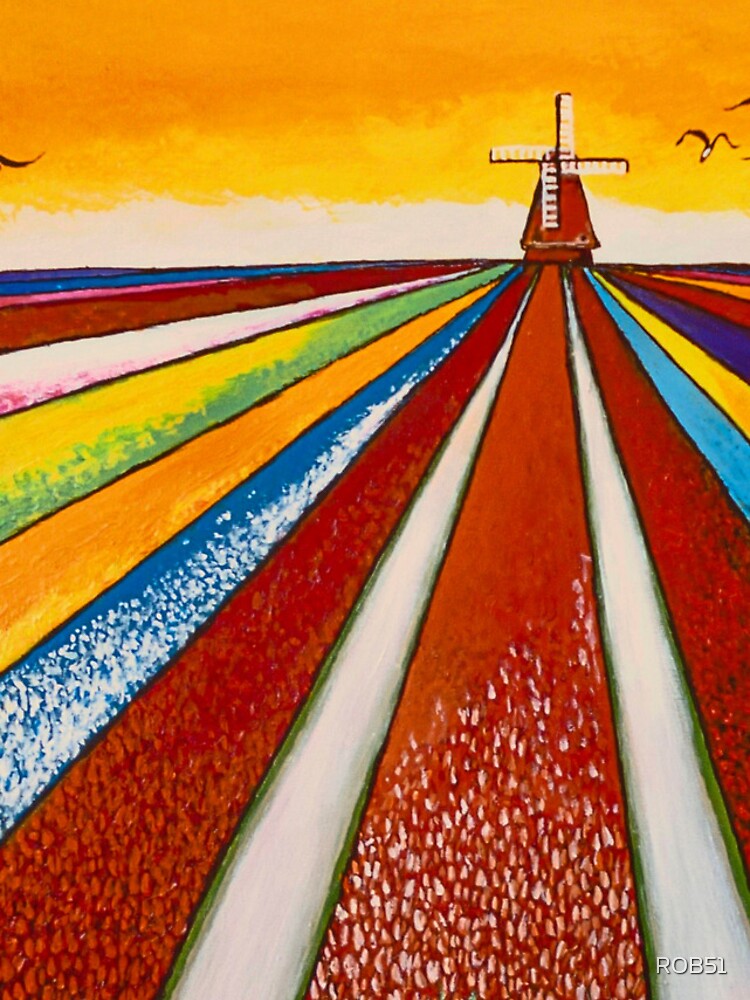 Thumbnail 4 of 4, iPhone Case, Tulip fields designed and sold by ROB51.
