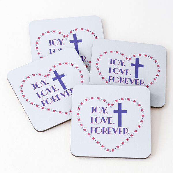 Item preview, Your heart is full of JOY.LOVE.FOREVER. Christian design declares your belief in faith, joy, Love, and Forever for men, women, teens, kids, for sunday school, church outings, Church field trips designed and sold by tranquilbeach.