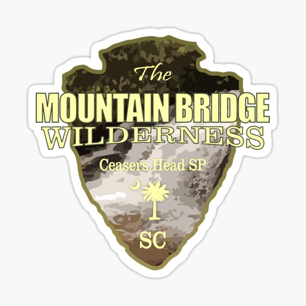 Item preview, Mountain Bridge Wilderness (arrowhead) designed and sold by curranmorgan.
