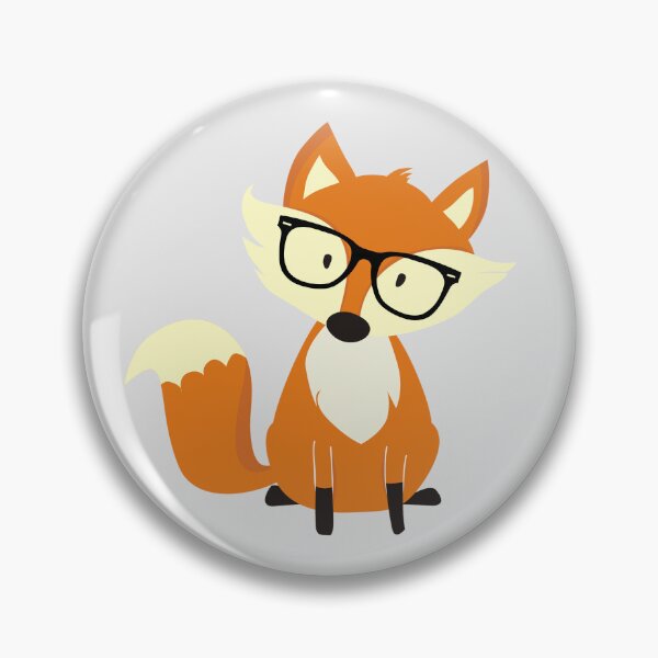 Item preview, Hipster Mr Red Fox designed and sold by KGoPrintables.