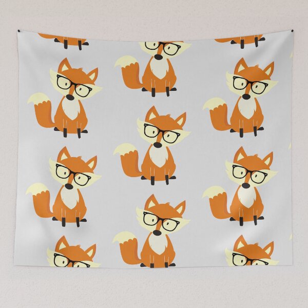 Artikelvorschau, Hipster Mr. Red Fox entworfen und verkauft von KGoPrintables.