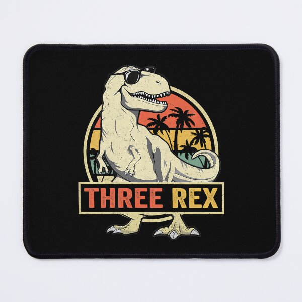 Item preview, Kids Three Rex 3rd Birthday Third Dinosaur 3 Year Old designed and sold by HugheDemeyer.