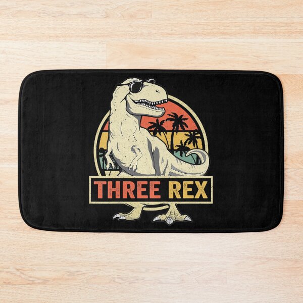 Item preview, Kids Three Rex 3rd Birthday Third Dinosaur 3 Year Old designed and sold by HugheDemeyer.