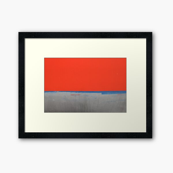 Colour block Framed Art Print