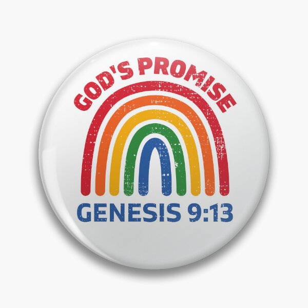 Item preview, Rainbow God's Promise Genesis 9:13 Vintage Distressed designed and sold by S-JDesigns.