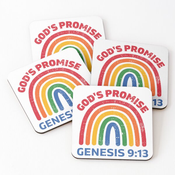 Item preview, Rainbow God's Promise Genesis 9:13 Vintage Distressed designed and sold by S-JDesigns.