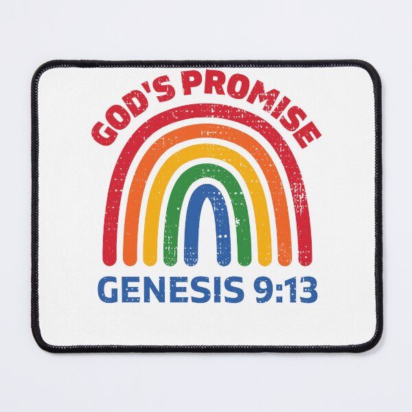 Artikelvorschau, Rainbow God's Promise Genesis 9:13 Vintage Distressed entworfen und verkauft von S-JDesigns.