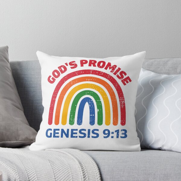 Item preview, Rainbow God's Promise Genesis 9:13 Vintage Distressed designed and sold by S-JDesigns.