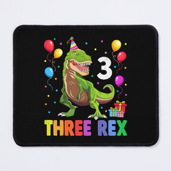 Item preview, Kids Three Rex 3rd Birthday Third Dinosaur 3 Year Old designed and sold by HugheDemeyer.
