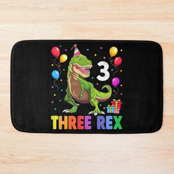 Item preview, Kids Three Rex 3rd Birthday Third Dinosaur 3 Year Old designed and sold by HugheDemeyer.