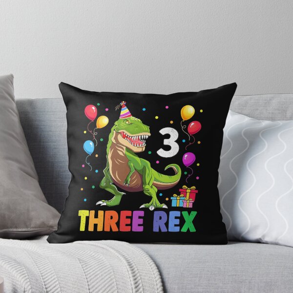 Item preview, Kids Three Rex 3rd Birthday Third Dinosaur 3 Year Old designed and sold by HugheDemeyer.