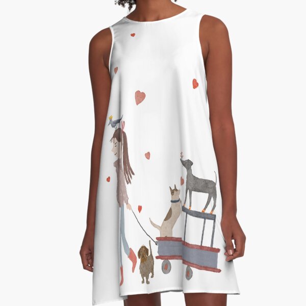 The dog caretaker A-Line Dress